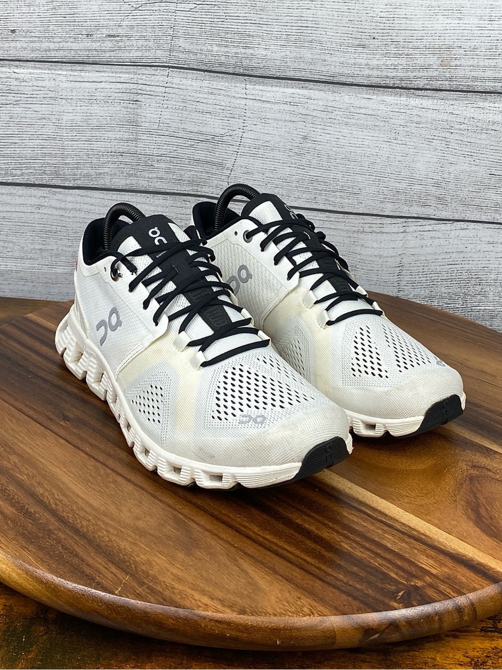 ON Running Cloud X2 White Black Lace Up Athletic Shoes Women’s Sneaker Size 9 - Picture 3 of 12